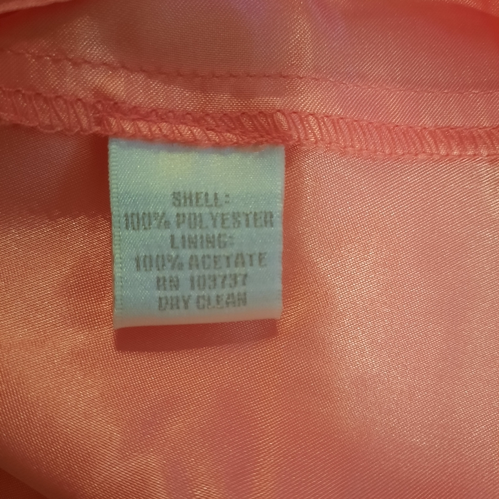 Donna morgan coral ruched convertible 8 in 1 chiffon dress sz 10 NWT *I - Picture 10 of 10